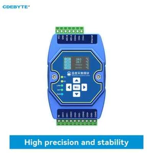 4 Way RS485 Temperature Acquisition Ethernet PT100 RTD Modbus Gateway Watchdog - Picture 1 of 7
