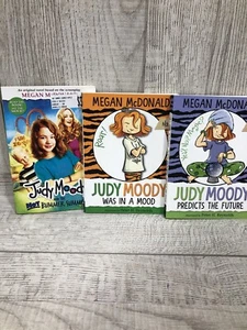 Judy Moody Books by Megan McDonald, Lot Of 3 Numbers 1,4 And Not Bummer Summer - Imagen 1 de 5