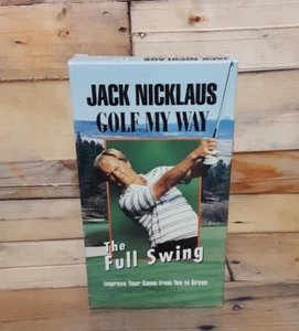 Jack Nicklaus Golf My Way The Full Swing VHS VCR Video Tape Used - Picture 1 of 5