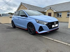 HYUNDAI I20 N 1.6 T-GDI 2022 PERFORMANCE BLUE BLACK ROOF 72 PLATE awesome car - Picture 1 of 16