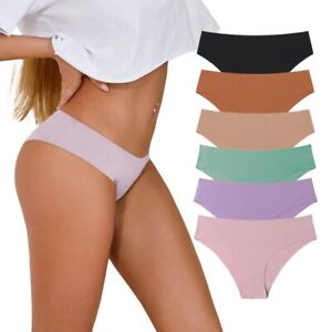 NEW Womens/Ladies Low Rise Silk Seamless Invisible One Piece Sexy Underwear