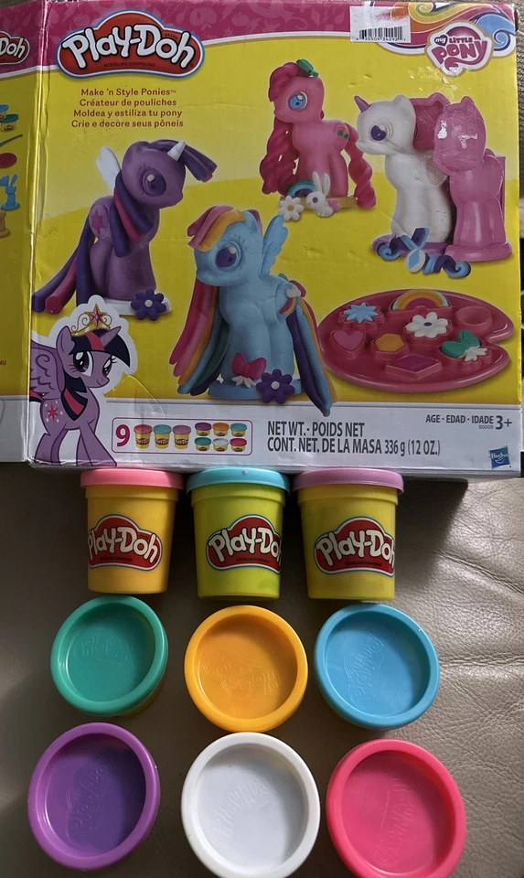 Play-Doh My Little Pony Make 'n Style Ponies Earth Pegasus Unicorns Princesses - Image 1 of 4