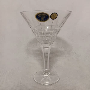 Bohemia 24% Bleischliff Kristall Martini Glas Neu Mit Etikett Tschechien - Bild 1 von 7