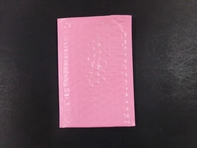 10-100 4x8 LIGHT PINK BUBBLE Mailers Shipping Protective 10 25 50 Bags Pastel - Image 1 of 4