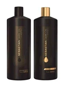 Sebastian Dark Oil Lightweight Shampoo & Conditioner 33.8 oz / Liter DUO - Picture 1 of 1