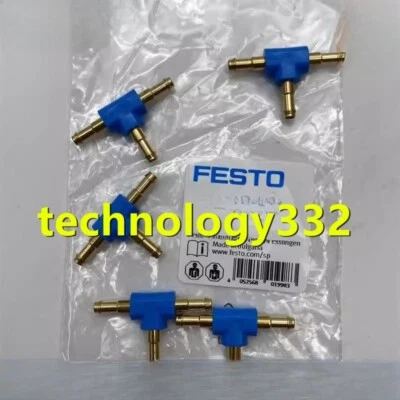10PCS FESTO T tube joint T-PK-6 150015 #LM - Image 1 of 2