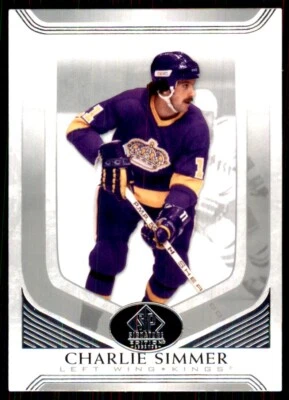 2020-21 Upper Deck SP Legends Charlie Simmer Hockey Cards #58 - Image 1 of 2
