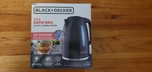 BLACK+DECKER KE1555GY 1.7L Rapid Boil Electric Cordless Kettle Auto with ShutOff - Picture 1 of 6