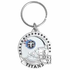Tennessee Titans 3-D Helmet Metal Key Chain NFL Football (Round)