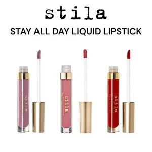 NEW Stila Stay All Day Liquid Lipstick 0.10 fl oz / 3mL PATINA,BESO,PURA SHIMMER - Picture 1 of 12