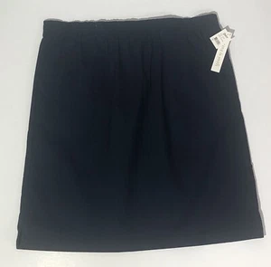 NWT Hastings & Smith Women Black Iris Elastic Waist Skirt Size 2X - Picture 1 of 4