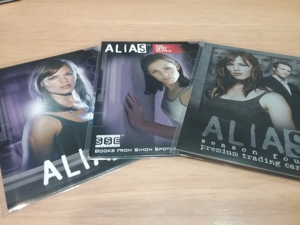 3 x Alias promo trading cards abc1, apo-1, foil p-1 all nm - Image 1 of 1