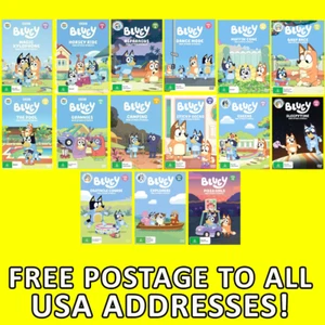 Bluey Cartoon COMPLETE Series Volume 1 - 18 2 3 4 5 6-9 11 12 13 14 15 16 17 DVD - Imagen 1 de 1