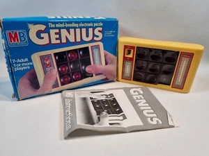 Vintage MB 'Genius' Electronic Game Boxed And Complete - Picture 1 of 6