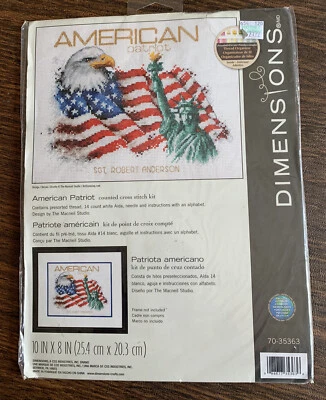 Kit de punto de cruz Dimensions American Patriot # 70-35363 Foto 1 de 4