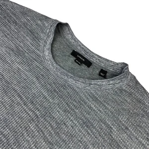 NEW Vince Men's Ribbed Crewneck Pullover Sweatshirt Gray • 2XL - Picture 1 of 7