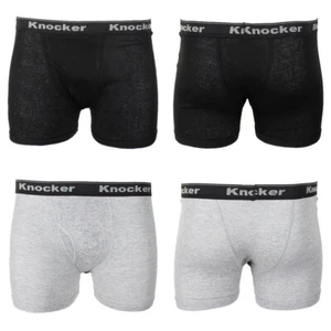 Knockers Men's 2 Pack Cotton Spandex Boxer Briefs - Picture 1 of 24