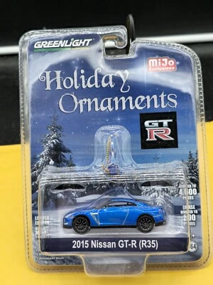 Greenlight 1/64 2015 Nissan GTR R35 adorno de Navidad coche fundido a presión - nuevo Foto 1 de 2