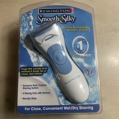Remington Smooth & Silky Wet/Dry Rechargeable Women’s Shaver WDF-1400 NEW - Image 1 of 4