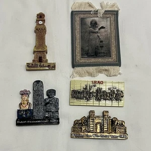 Irak / Irak Tradition Kühlschrankmagnat mit einem Stoff - Bild 1 von 2