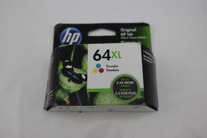 NOS HP 64XL OEM Wkład atramentowy Trójkolorowy WYGASŁ czerwiec 2021 - Zdjęcie 1 z 2