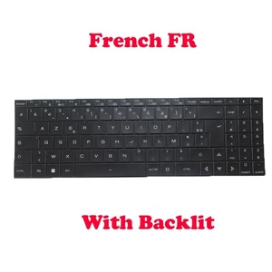 Laptop Keyboard For Tongfang GM5ZN7Y GM5ZN8Y French FR With Backlit Black New - Afbeelding 1 van 2