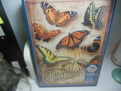 Cobble Hill Backyard Butterflies Rosemary Millette 500 Pcs Puzzle New Sealed - Image 1 of 4