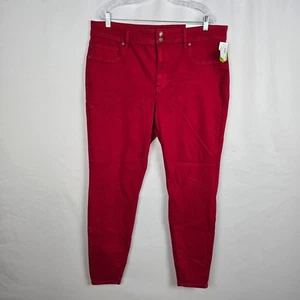 Maurices Jegging Women's 20W Regular Red High Rise NWT - Picture 1 of 22