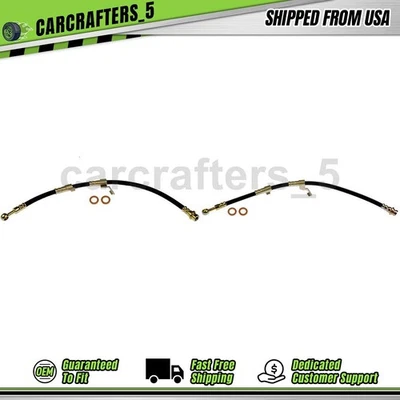 2 mangueras hidráulicas de freno delantero para Hyundai Entourage 2007 2008 3,8 L Foto 1 de 4
