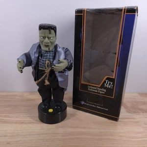 Vintage Halloween Factory Frankenstein animierte stehende Halloween Figur Gemmy 90er - Bild 1 von 12