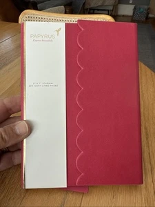 Papyrus Express Beautifully 5x7 Notes Journal 224 Ivory Lined Pages PINK NWT - Picture 1 of 8