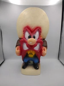 Vintage LOONEY TUNES YOSEMITE SAM with PISTOLS Penny Bank Statue Rare 20" Tall - Picture 1 of 4