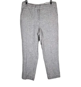 Ann Taylor Curvy Fit Damenhose 10 Hahnentritt hoher Bund Knöchel Alabama Büro - Bild 1 von 12