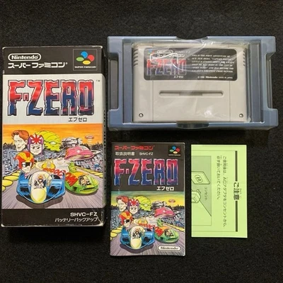 F Zero F-ZERO W/Box Manual Good Used Game Super Famicom SFC SNES NTSC-J Japan JP - Image 1 of 4