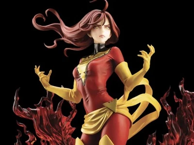 НОВАЯ фигурка статуэтка Marvel Bishoujo Kotobukiya DARK PHOENIX REBIRTH 1/7 ПВХ красная - Изображение 1 из 4