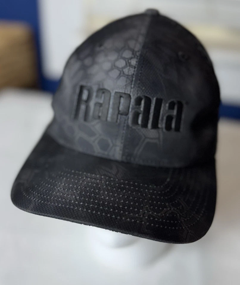 Rapala Hat Cap Snap Back Gray Black Kryptek Camo Fish Fishing Outdoor Adjustable - Image 1 of 4