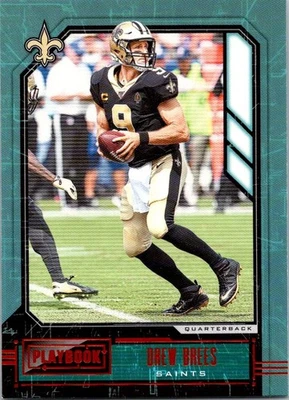 2020 Panini Playbook #84 Drew Brees Orange - Image 1 of 2