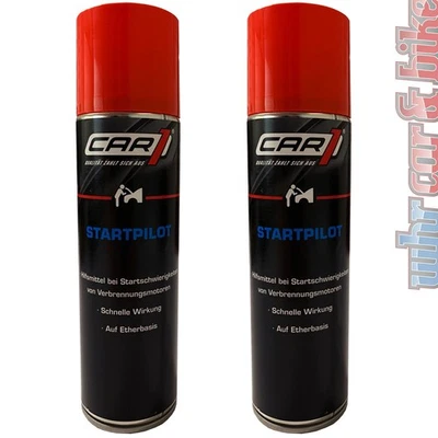 Spray de arranque Startpilot ayuda de arranque en frío 2x 250 ml motor ayuda de arranque Car1 - Imagen 1 de 3