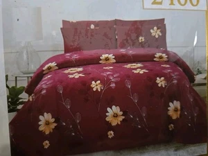 Hejeme 6-Piece Printed Floral Soft Sheet Set & Pillowcases with Deep Pocket - Picture 1 of 3