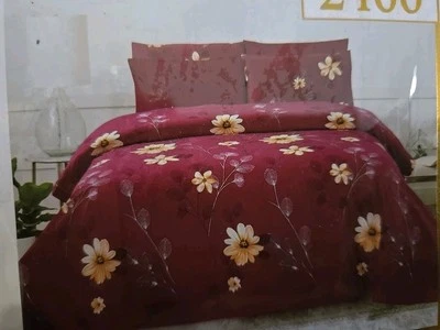 Hejeme 6-Piece Printed Floral Soft Sheet Set & Pillowcases with Deep Pocket - Image 1 of 3