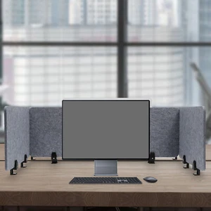 Desk Shield Divider Panel Office Desktop Partition Privacy Protection Screen NEW - Bild 1 von 18