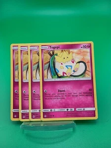 4x Pokemon Togepi - 136/214 - Común casi nuevo-como nuevo bonos ininterrumpidos - Imagen 1 de 2