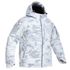 Outdoor Skiwear Clothing Winter Cotton Snow White Camouflage Jacket Coat