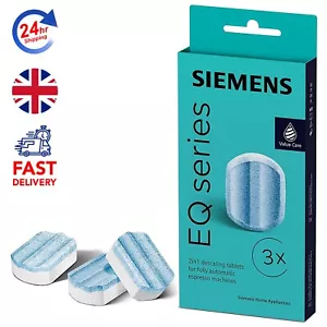 Siemens Descaling Tablets White EQ Bean to Cup Coffee Machines Plastic TZ80002B - Picture 1 of 8