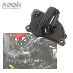 For Ducati 749 999 100% Carbon Fiber Pump Water Cover Twill Gloss - Picture 1 of 12