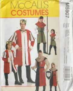 DISFRACES MEDIEVALES O RENACENTISTAS PARA HOMBRE Y NIÑO - McCall's 5907 - Sin cortar - Imagen 1 de 2
