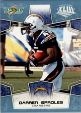 2008 Score Super Bowl XLIII Glossy Parallel Singles #202-321 (Pick Your Cards)