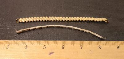 Correas de reloj para damas 1/20 10K GF llenas de oro Zenith Eton 13,46 gramos chatarra Foto 1 de 4