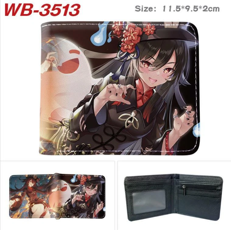 Genshin Impact Game Manga PU Geldbörse Geldbeutel Wallet 11.5x9.5x2cm - Bild 1 von 1