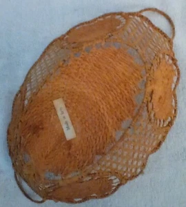 ANTIQUE ITALIAN Hand Woven BASKET - Picture 1 of 4